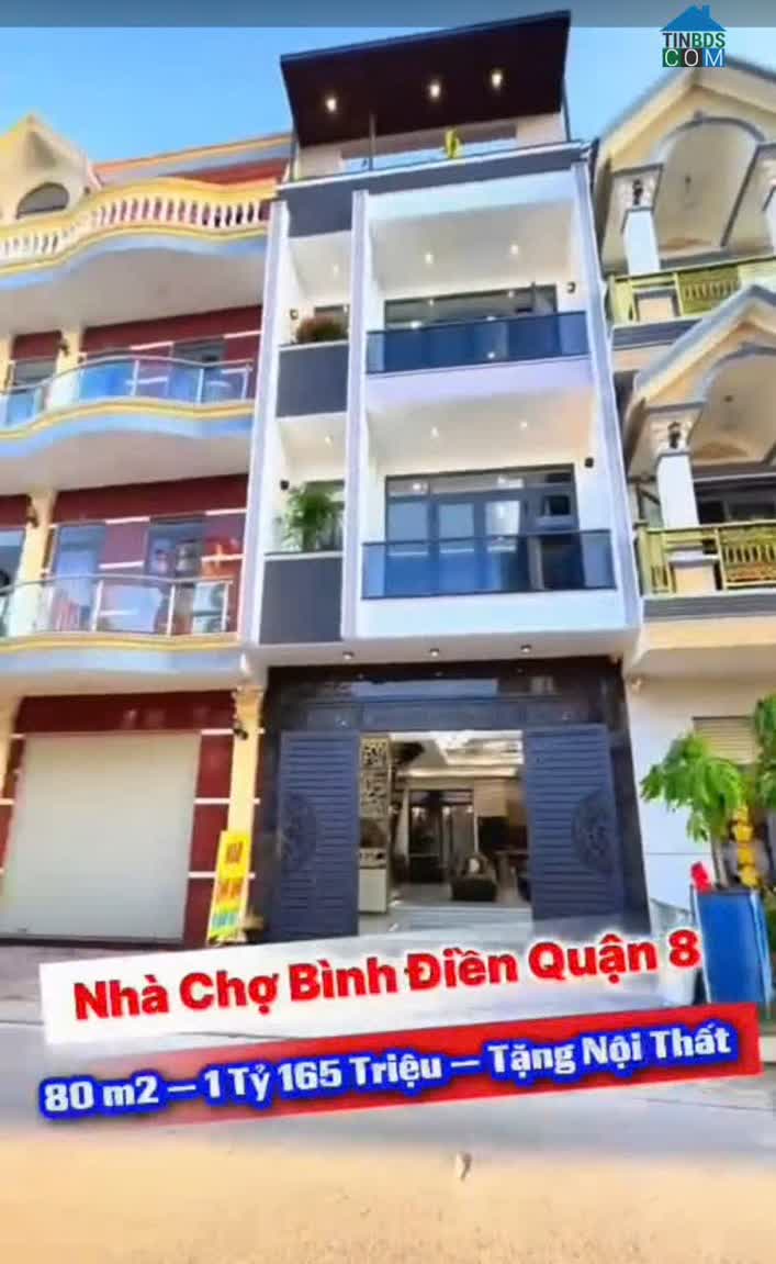 Ảnh Bán Nhà Ngay Chợ Bình Điền Quận 8. DT80 M2 - SHR - Chỉ 1tỷ165tr. Lh:0785448683. 0