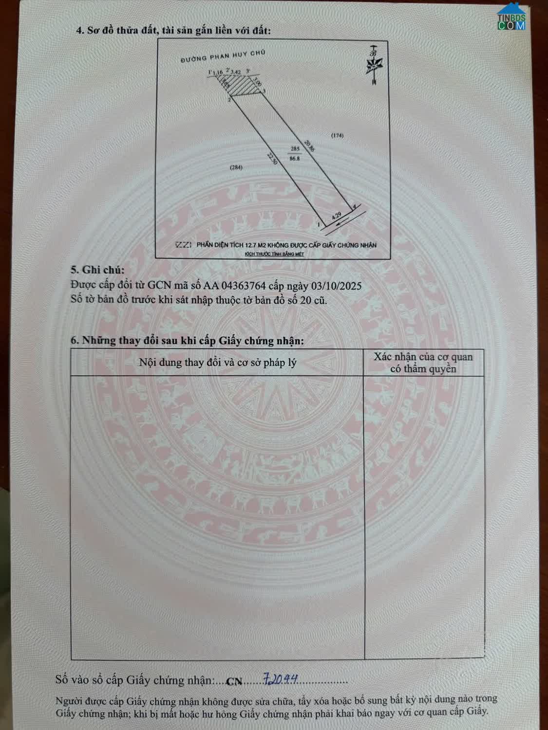 Ảnh Đất mặt đường Phan Huy Chú, cách ĐH Vinh chỉ 300m 0
