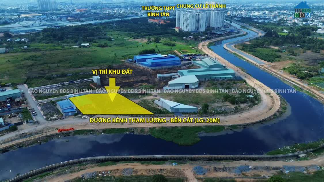 Ảnh Bán Đất Bình Tân Khu Phân Lô Đường Kênh Tham Lương Khu Lê Thành 60m2 Giá Tốt 3,6 Tỷ 0