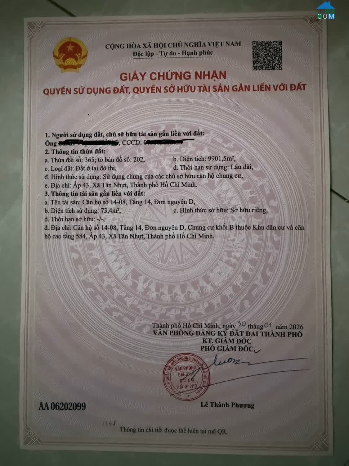 Ảnh Bán CHCC Xã Tân Nhựt– 85MV 2PN2VS – Nội Thất Cơ Bản - SHR - Chỉ 3.1 Tỷ. Lh:0906645077. 9