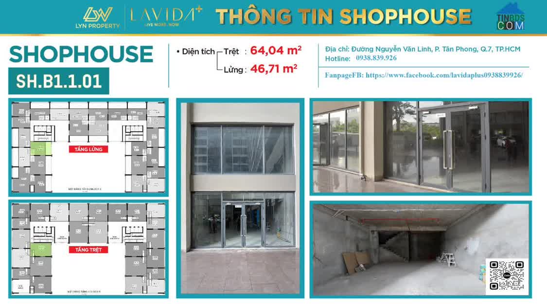 Ảnh Lavida plus shophouse cần cho thuê 100-150m2 shop, nhận hiện trang, lh 0938839926 Ms. Thúy 0