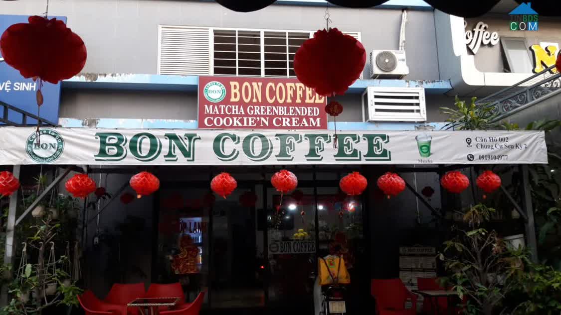 Ảnh Bán căn hộ tầng trệt 7 x 11 CC Sơn Kỳ 2 đang kinh doanh Cafe 0