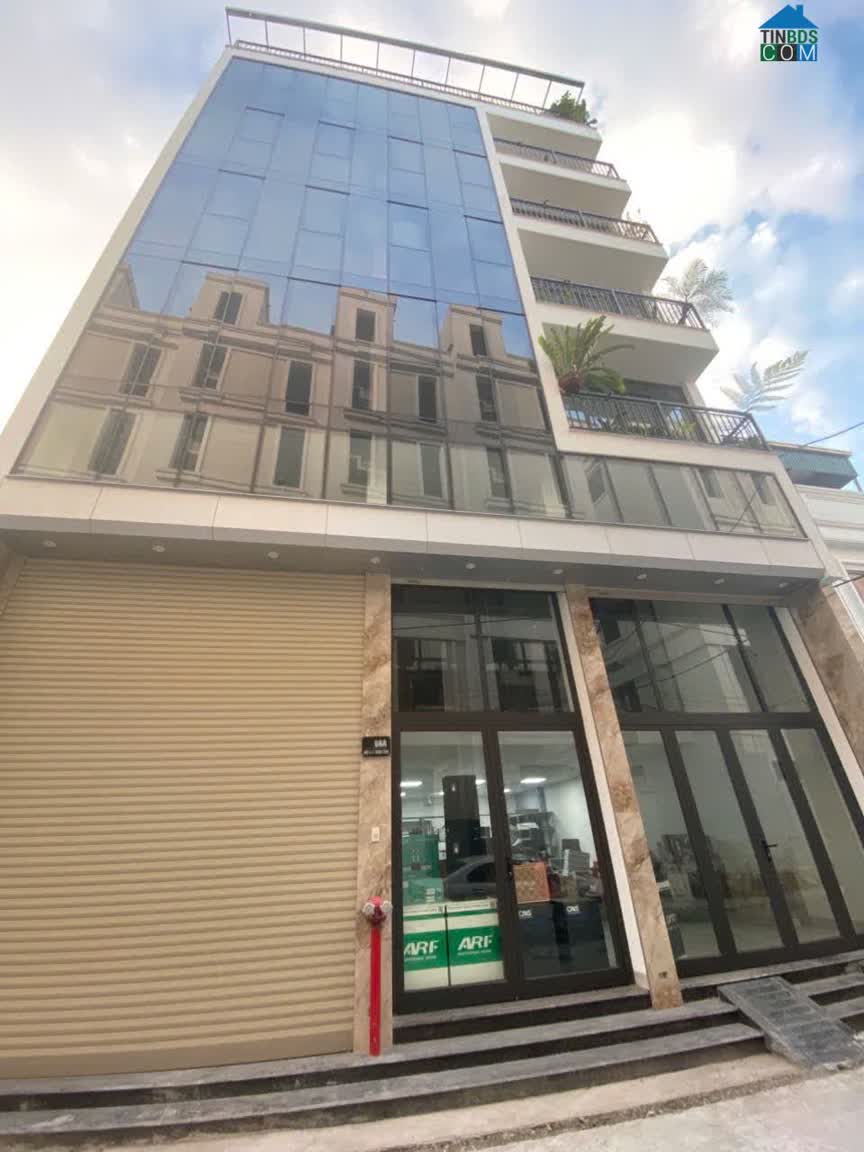 Ảnh Cho thuê nhà 6 tầng mặt phố Nguyễn Mậu Tài,Trâu Quỳ 254m2 lô góc 2 mtien 3 mặt thoáng 0