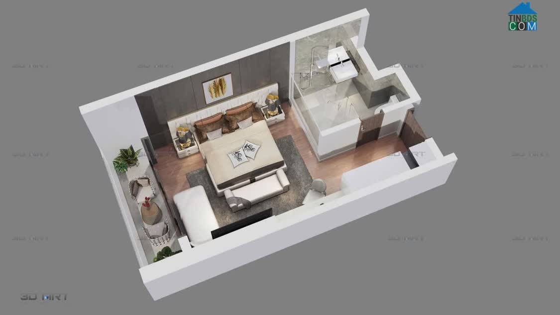 Ảnh 1,9 tỷ sở hữu căn hộ lợi nhuận 8%/năm view vịnh Bái Tử Long 37m2 Crytals Harbour Vân Đồn 3