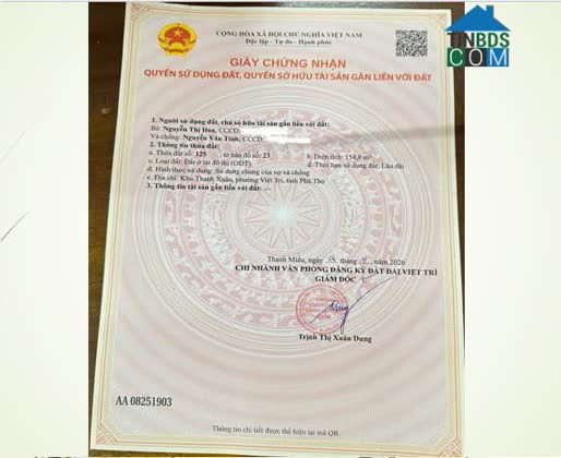 Ảnh ⭐Bán đất vị trí đẹp tại khu Thanh Xuân, Việt Trì, Phú Thọ, 0392827668 0