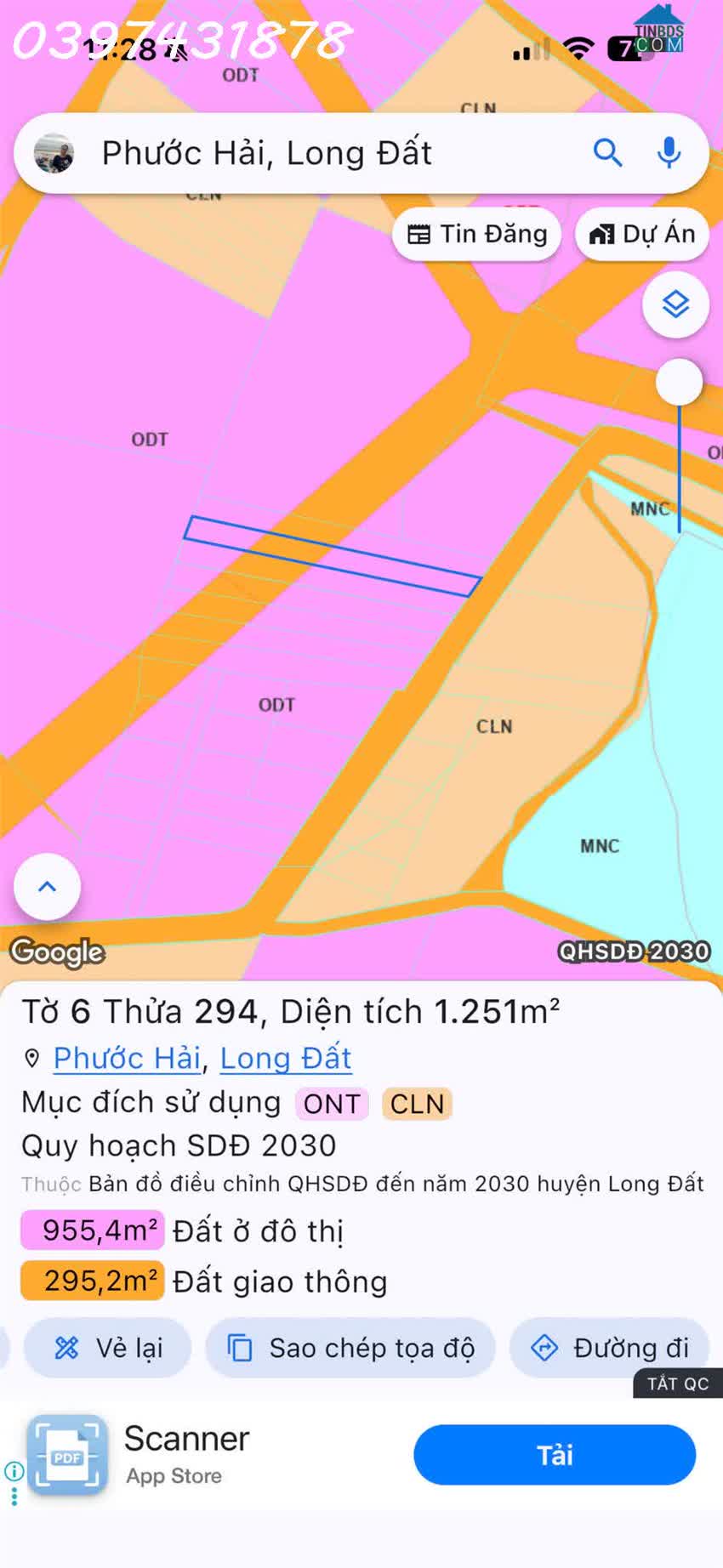 Ảnh Bán đất nghỉ dưỡng Hồ Sở Bông, Long Mỹ, Bà Rịa Vũng Tàu, DT 1250 m2, giá đầu tư 0