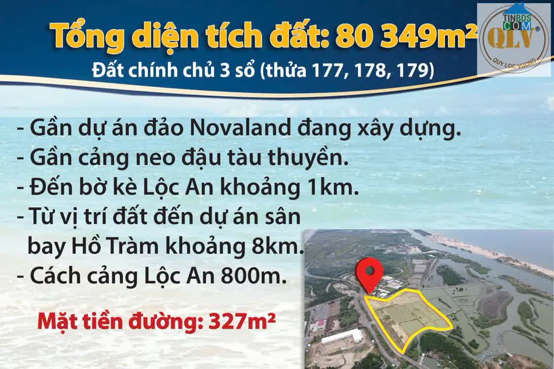 Ảnh Bán Quỹ Đất Ven Biển Lộc An – Đất Đỏ, Bà Rịa – Vũng Tàu – 80.349m² 0