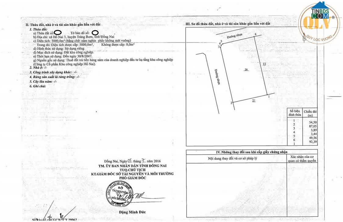 Ảnh Bán Nhà Máy KCN Hố Nai 3, Trảng Bom, Đồng Nai – 5.000m² 0