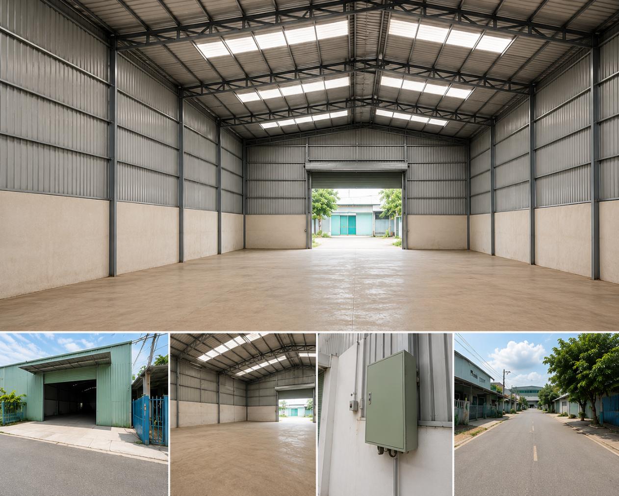 Ảnh Cho Thuê Nhà Kho 290m² Gần Chợ Miếu Bông – Điện 3 Pha – Đường Nhựa – Chỉ 10 Triệu/tháng 0