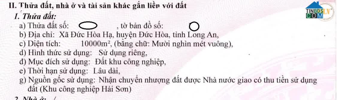 Ảnh Bán Nhà Xưởng Trong KCN Hải Sơn – Đức Hòa, Long An – 10.000m² 0