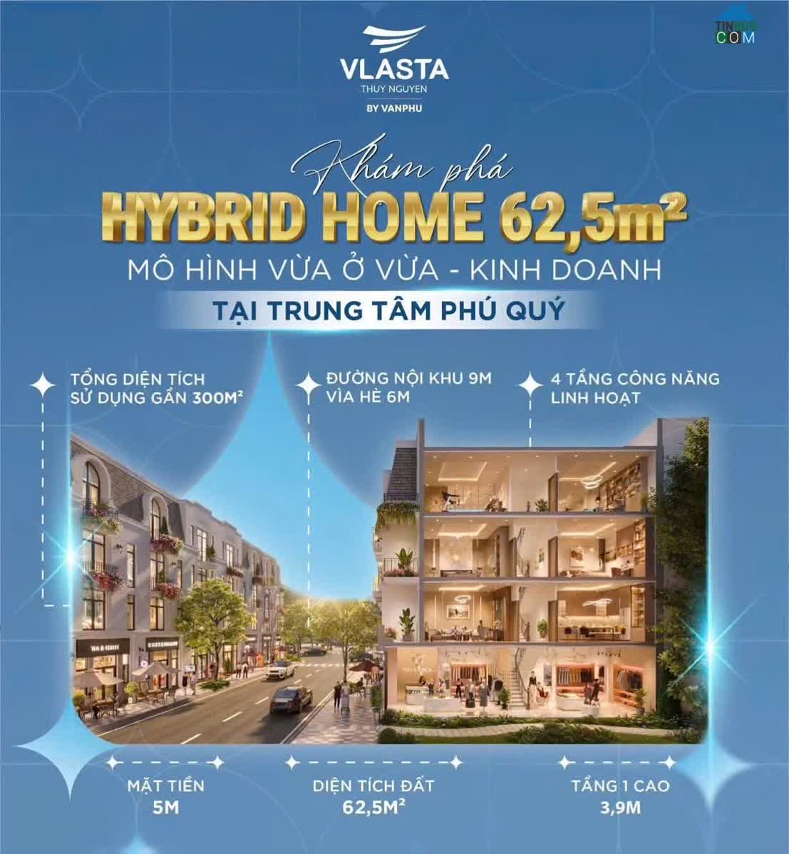 Ảnh Chính Chủ Cần Bán Gấp – Căn Liền Kề Phân Khu Phú Quý 62.5m2 Vlasta Thủy Nguyên 0