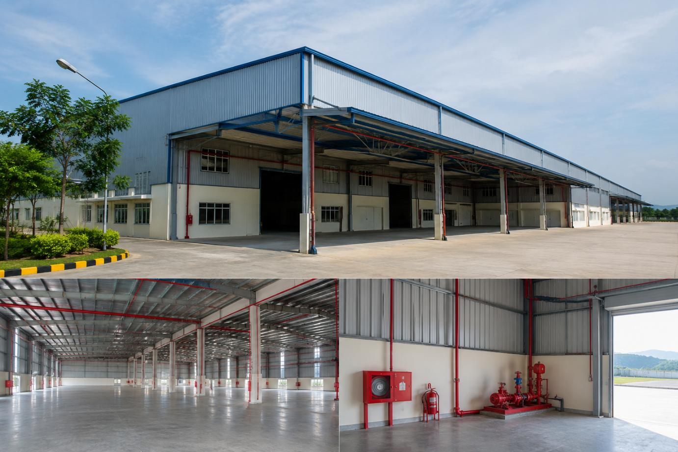 Ảnh Nhà Kho 1800M2 Sẵn Pccc, Trong KCN Tại Đà Nẵng, Cho Thuê Giá Rẻ 50K 0