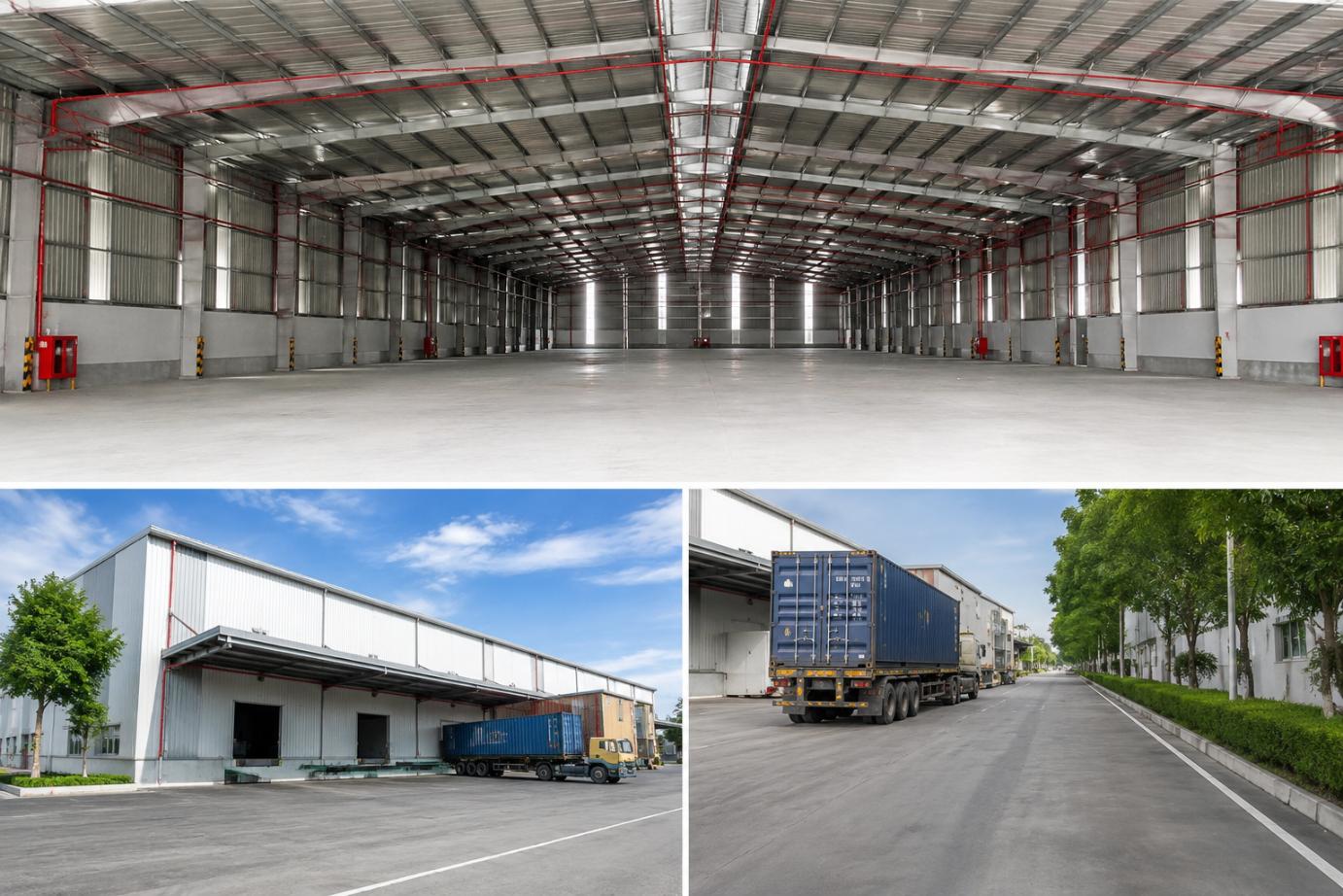 Ảnh Cho Thuê Nhà Kho 800m² Tại Hoà Khánh – PCCC Tự Động, Đường Cont, Giá Chỉ 55k/m² 0