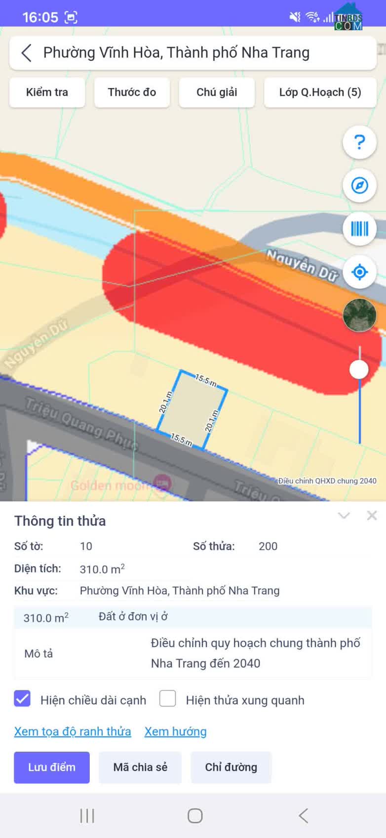 Ảnh Bán đất khu biệt thự Đông Mương, Khu dân cư Đường Đệ, Phường Vĩnh Hòa, Nha Trang 0