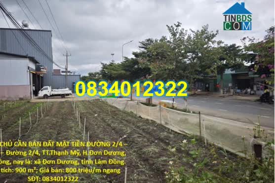 Ảnh Chính Chủ Cần Bán 900M2 Đất Mặt Tiền Đường 2/4, Tt.Thạnh Mỹ, H.Đơn Dương, Lâm Đồng; 0834012322 0