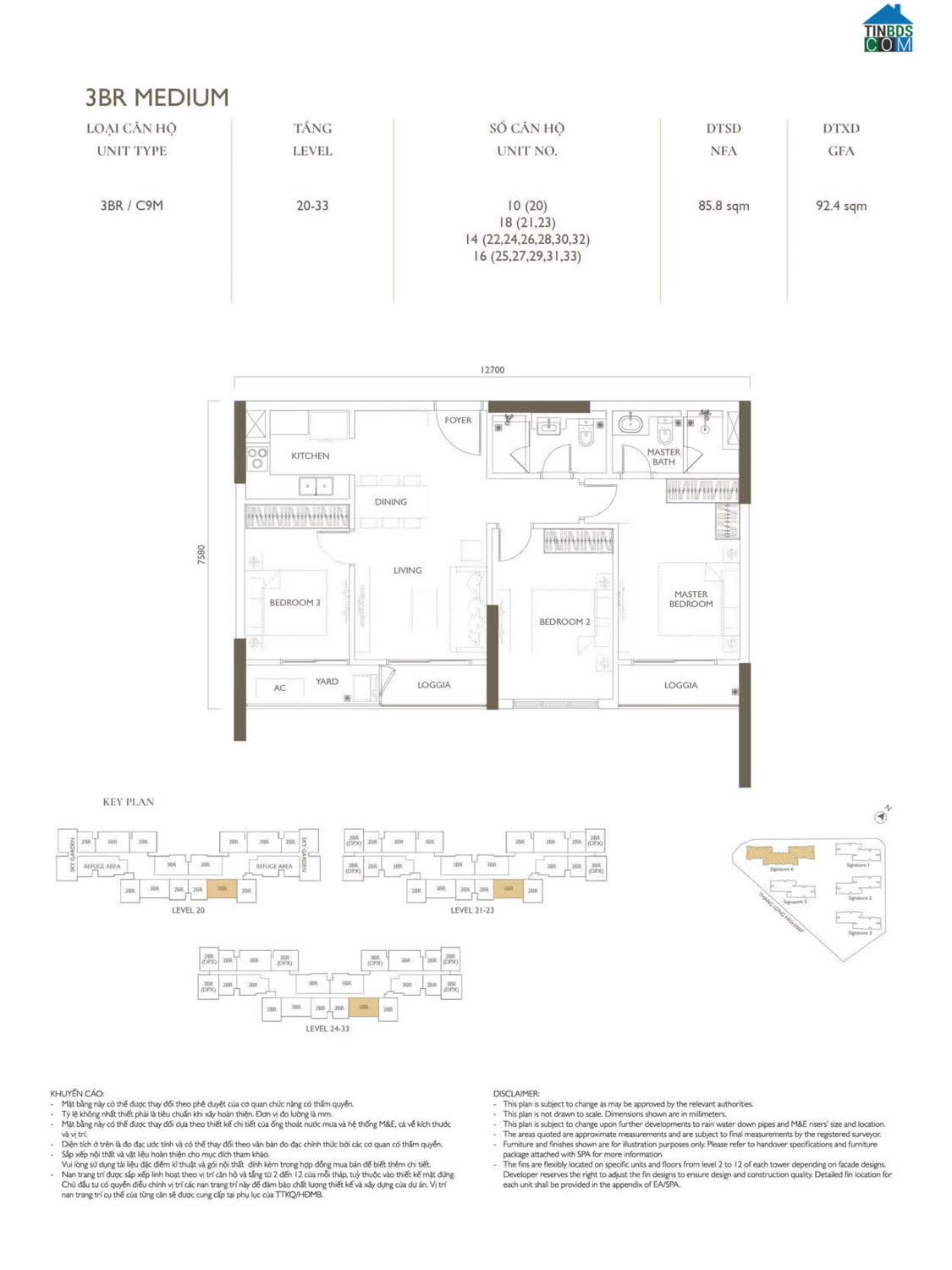 Ảnh CỰC HOT - căn hộ 93m², 3PN, view bể bơi - giá 6,5 tỷ tại S6 Lumi Hà Nội 0