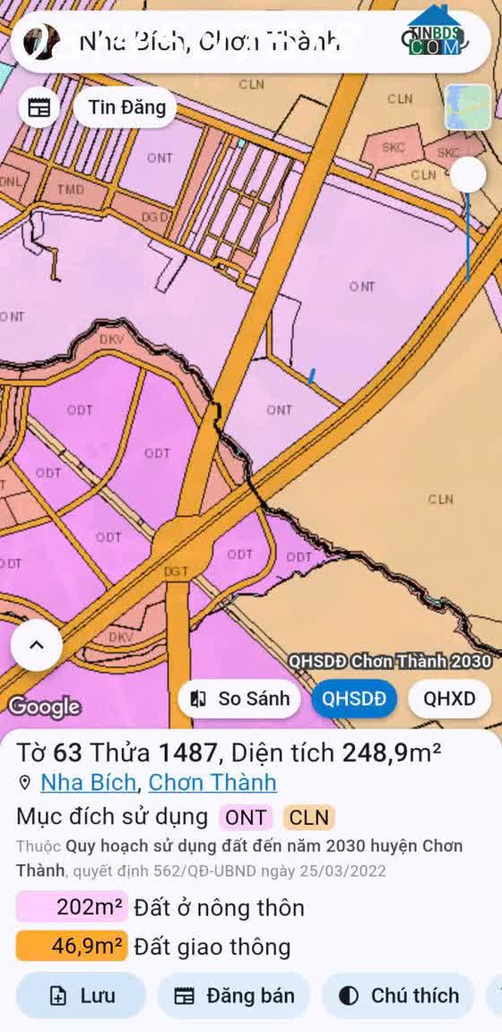 Ảnh Bán đất Nha Bích, TP. Đồng Nai, 350 triệu, 10m x 50m, đẹp, nhiều tiện ích 0