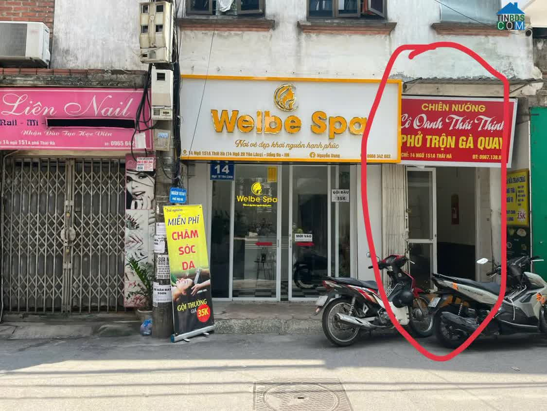 Ảnh Chính chủ cho thuê kios tại 14/151A, Thái Hà, Đống Đa, Hà Nội: diện tích ~10m2 ô tô qua cửa. 0