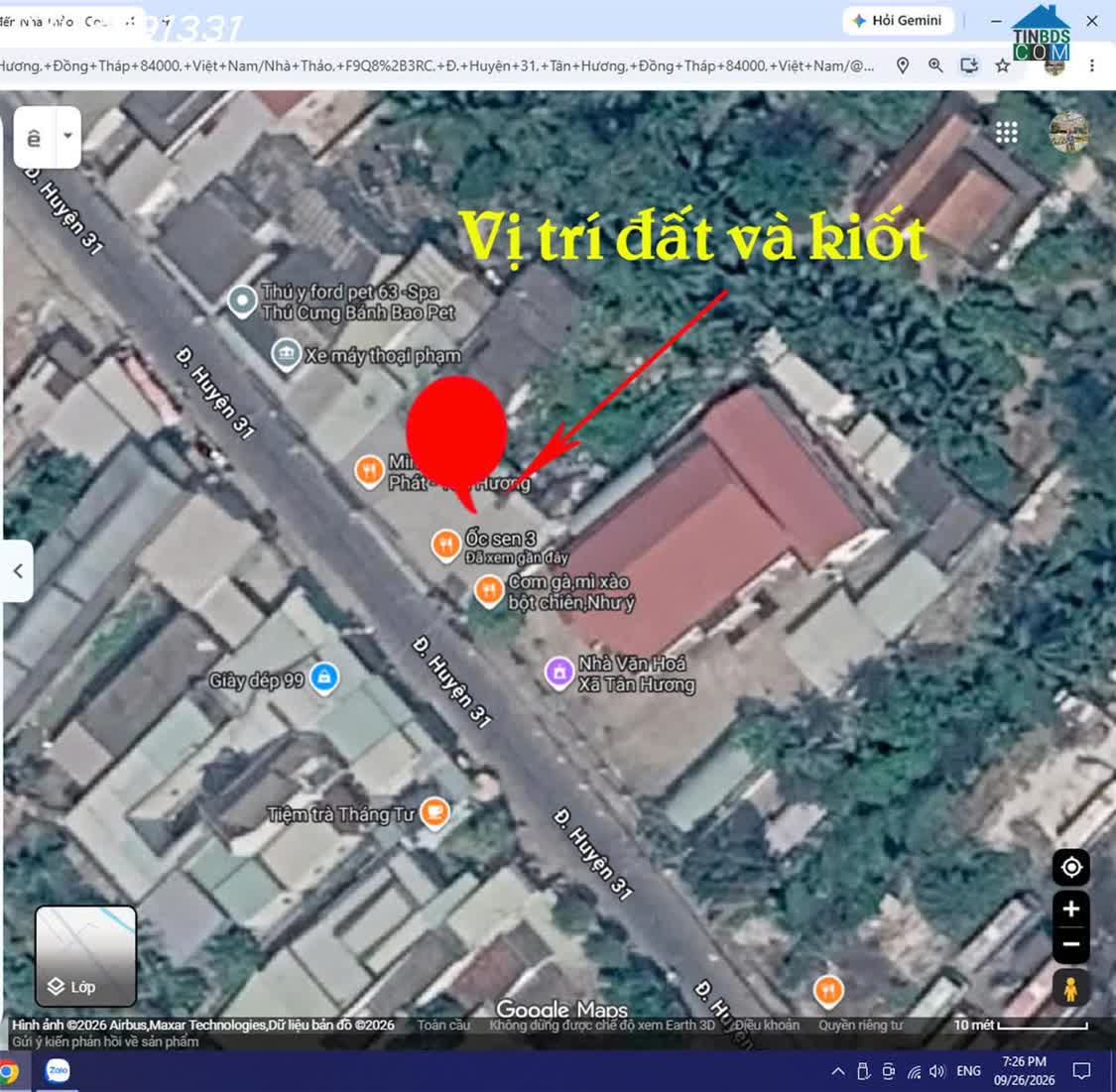 Ảnh Bán đất lô đất siêu đẹp 500m2, nở hậu, mặt tiền 10m (Đường huyện 31), giá 8.2 tỷ 0