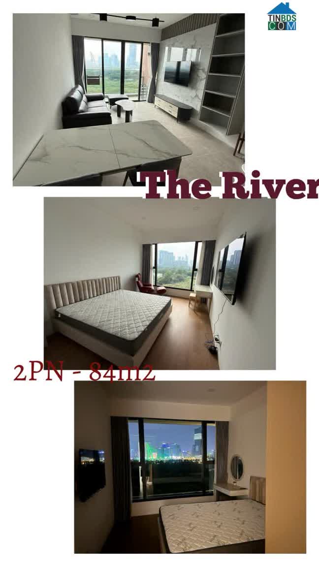 Ảnh Căn Hộ Thủ Thiêm - The River - 2PN - 83,76m² - View Ba Son 1