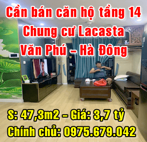 Ảnh Chính Chủ Cần Bán Căn Hộ Tầng 14 Chung Cư Lacasta Văn Phú - Hà Đông 4