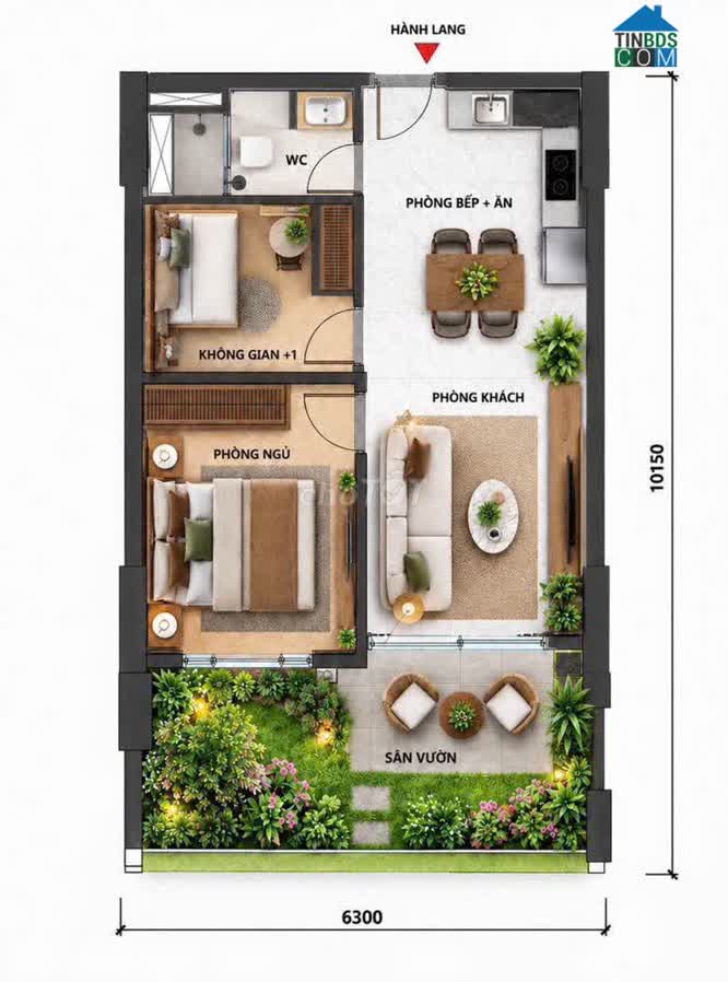 Ảnh Chỉ 2 Tỷ Cho Căn Sân Vườn Hướng Biển Fours Tower 0