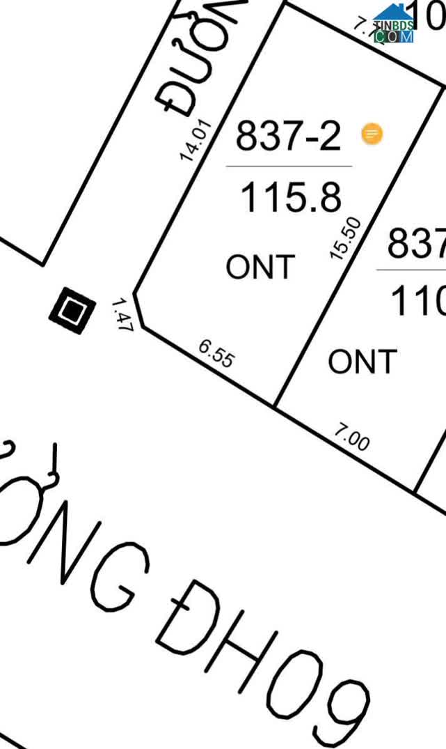 Ảnh Bán đất lô góc mặt đường DH09 115.8m2 đất mt 8m, Hoà Trúc, Quốc Oai 0
