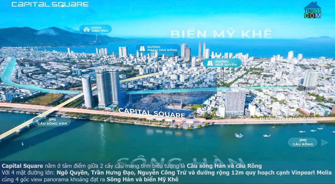 Ảnh Tập đoàn BRG mở bán tòa Capital Square view trực diện sông Hàn cạnh VinCom, căn 1PN giá chỉ 3,26 tỷ 0