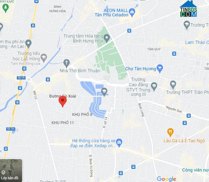 Ảnh 1 phút đến Aeon Tân Phú, Nhà 2 tầng, MT Siêu rộng 7.5m, HXT thông, 91m2, Chỉ 6.9 tỷ còn thương lượng 0