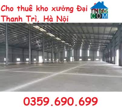 Ảnh Chính chủ cho thuê mặt bằng và kho xưởng tại Đại Áng, Thanh Trì; 0359690699 0