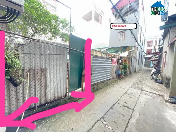 Ảnh Bán mảnh đất phố Hồng Tiến, Long Biên * 45 m2 * MT 5 m * 3 tỷ 1 * Ngõ thông, ô tô 7 chỗ vào 0