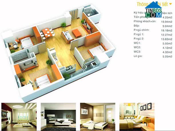 Ảnh Bán căn hộ 3PN tại tòa CT4 Chung cư The Pride - Tố Hữu - Hà Đông 0