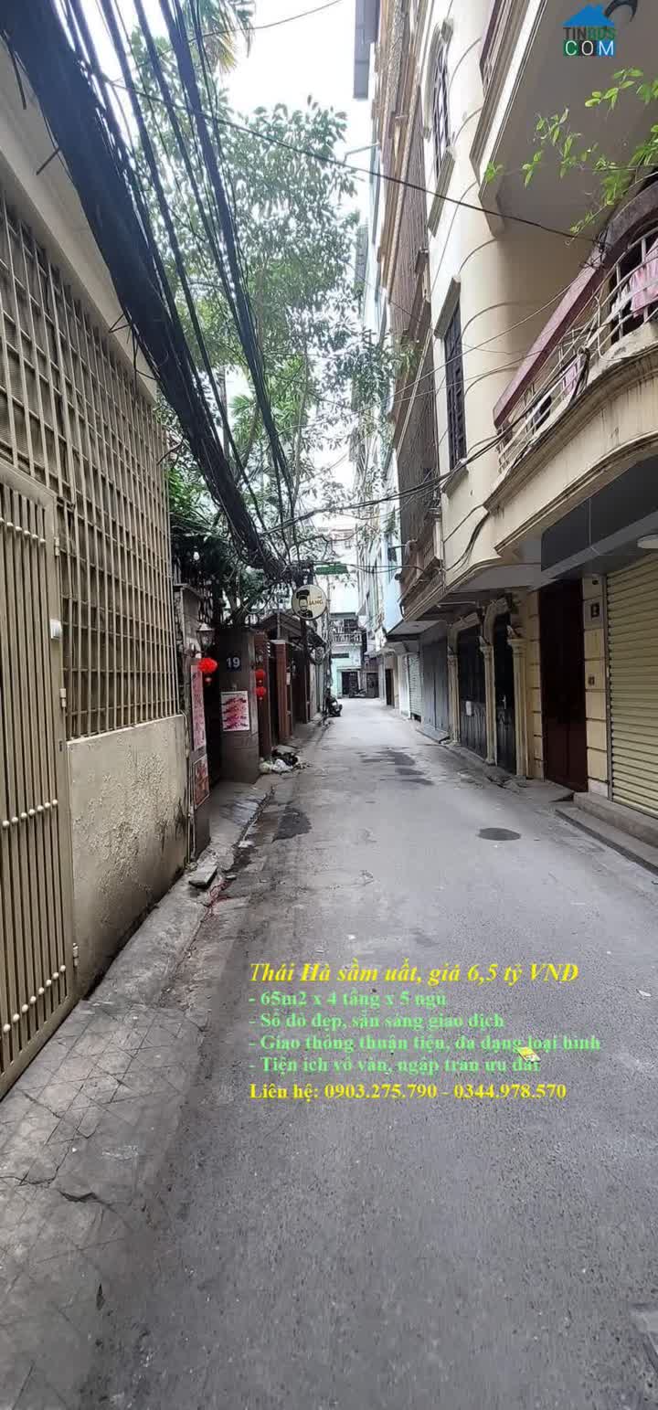 Ảnh Thái Hà sầm uất, ô tô đỗ cổng, S sử dụng 65m2, chính chủ, nhỉnh 6,5 tỷ 0