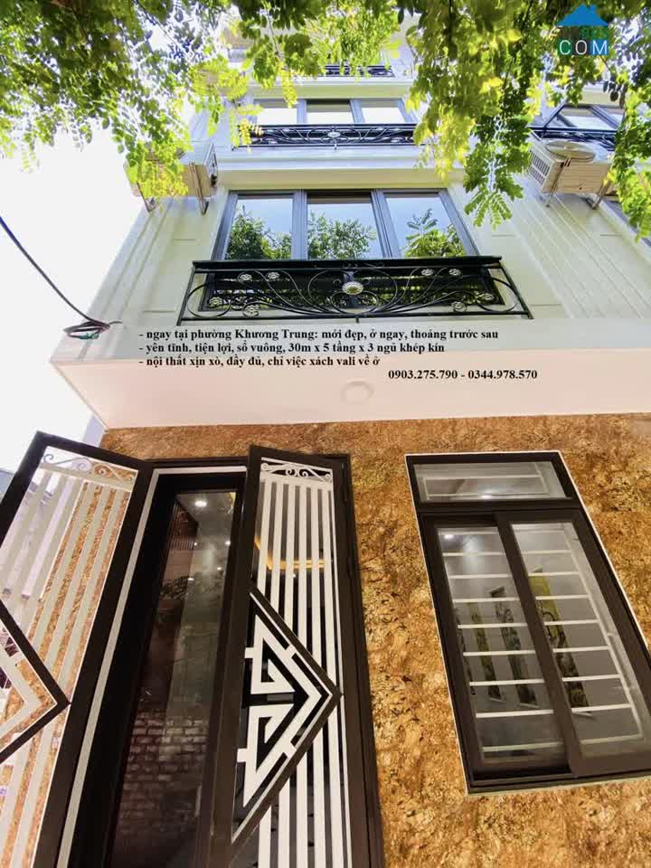 Ảnh Ở phường Khương Trung bán nhà mới đẹp, giá rẻ, sổ vuông, gần nhiều tiện ích, 30m x 5T 0