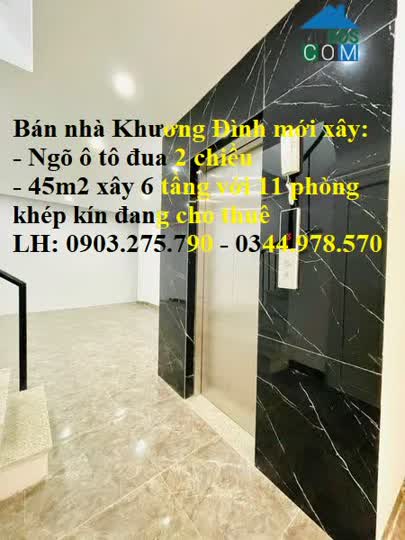Ảnh Bán nhà Khương Đình, ô tô tránh – 3 gác đua, vài bước ra bãi ô tô, sổ vuông đẹp, sinh dòng tiền... 0