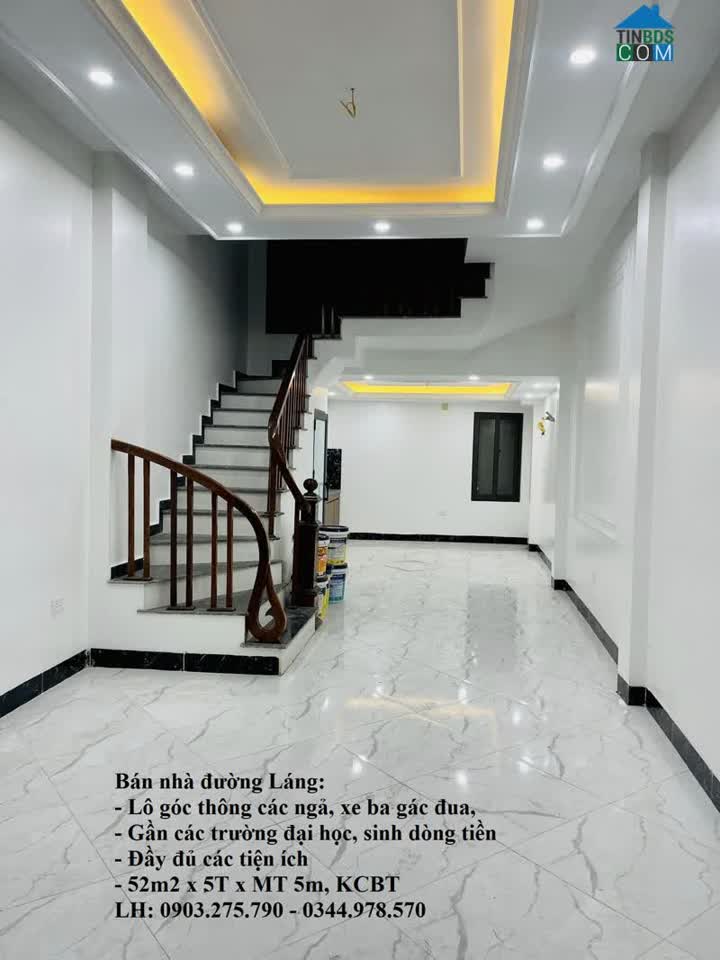 Ảnh Lô góc đường Láng, ngõ thông, kinh doanh đỉnh, ba gác đua, mới đẹp ở luôn, giá 6,1 tỷ 0