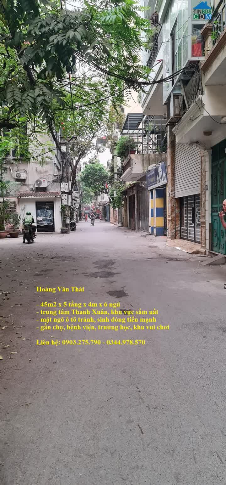 Ảnh Bán nhà Hoàng Văn Thái: ô tô chạy quanh, kinh doanh đỉnh, 45m x 5T, giá chỉ 7,5 tỷ 0