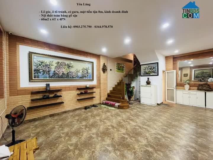 Ảnh Yên Lãng lô góc, ô tô tránh, gara, kinh doanh đỉnh, gỗ xịn, 60m x 6T, MT 8m, giá 14 tỷ 0