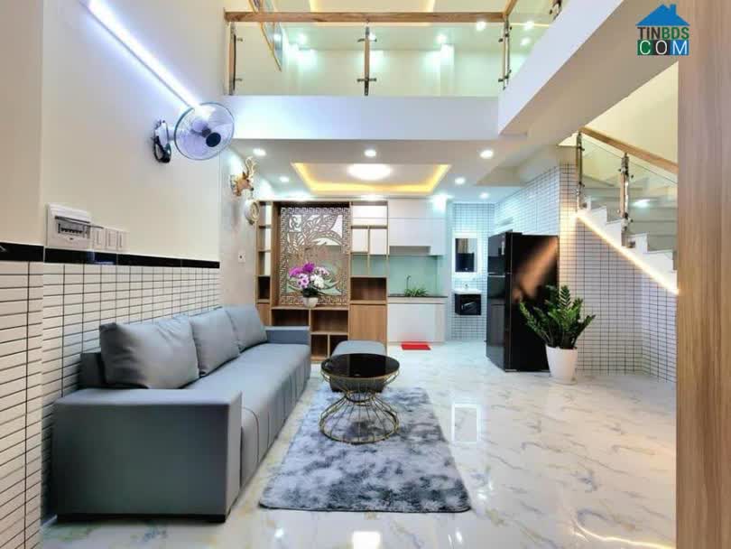 Ảnh Gấp bán nhà Quang Ttung Gò Vấp hẻm xe hơi ngang khủng 5m 4 tầng nhà mới full NT giá 4 tỷ TL 0