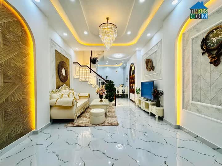 Ảnh Nhà gấp bán Quang Trung Gò Vấp ô tô tới cửa 50m2 4 tầng 4PN mới xây full nội thất cao cấp 0