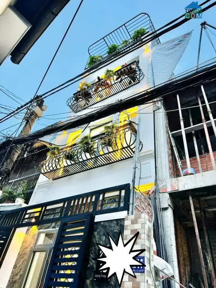 Ảnh Nhà 4 Tầng DT Đẹp 49.5m2 (Nở Hậu) Hẻm Oto Cách MT Quang Trung Vào 100m. Ngang 4. P10 - Gò Vấp. 0