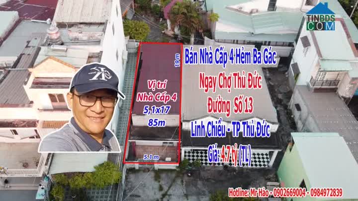 Ảnh Bán Căn Nhà Cấp 4 Hẻm Ba Gác Đường 13 Linh Chiểu Thành Phố Thủ Đức 0