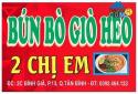 Sang Nhượng Quán Bún Bò Giò Heo 2 Chị Em Ở Quận Tân Bình – Hồ Chí Minh