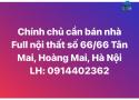 Chính chủ cần bán nhà Full nội thất ngõ 66 Tân Mai, Hoàng Mai, Hà Nội