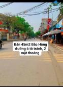 Bán Nhà 45m² mặt đường trục chính -ô tô tránh tại Thượng Phúc – Bắc Hồng – 2 mặt thoáng