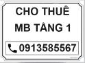 Chính chủ cho thuê MB tầng 1 nhà phố Giang Văn Minh, Đội Cấn, Ba Đình, HN, 0913585567