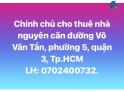 Chính chủ cho thuê nhà nguyên căn đường Võ Văn Tần, Phường 5, Quận 3, Tp. HCM