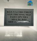 Cho thuê sàn thương mại 80m2 tầng 3 toà A1 IA20 Ciputra