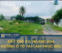 BÁN ĐẤT THỔ CƯ CAM PHÚC BẮC - CAM RANH - 393M2 - Gần quán CF King đường Nguyễn Du.