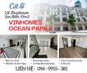 Bán căn LK Shophouse SB 55m2 Vinhomes Ocean Park 2 - hoàn thiện 5 tầng cho thuê - sổ lâu dài